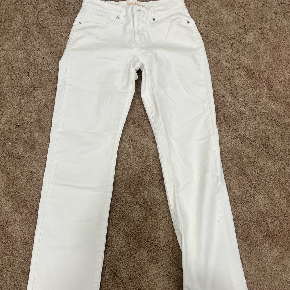 Levi's Women's Straight Leg White Jeans